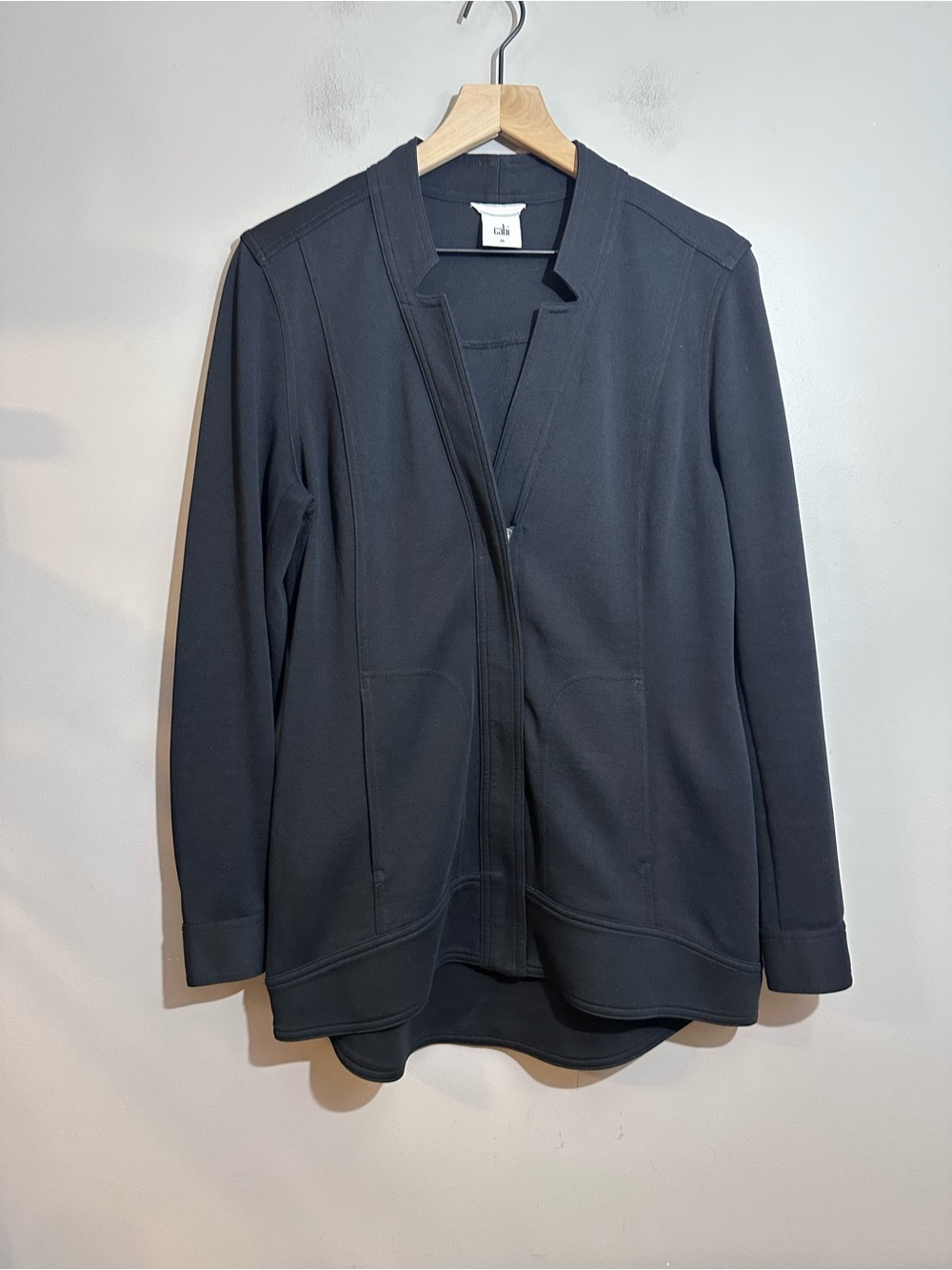 Cabi Around The Clock Full Zip Jacket Women's Size M Black Casual Style# 5480